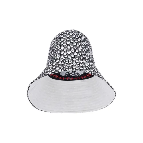 Laurence & Chico Bucket Hats Women's Black/White Round Top Small Bucket Hats