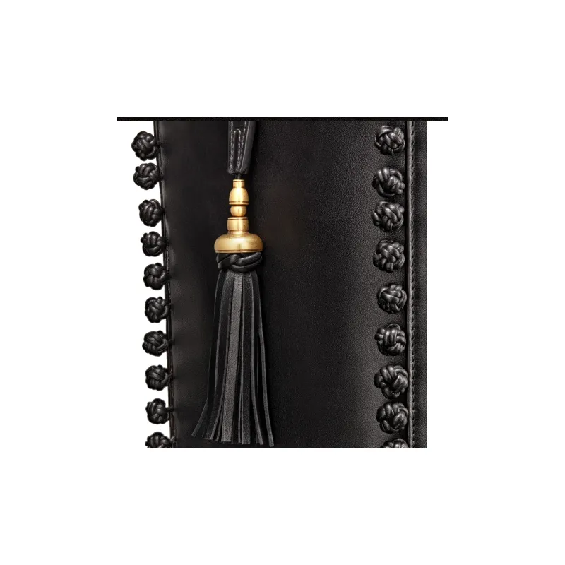DIOR D Bubble Collection Sheepskin Bucket Bags Shoulder Bags Women's Black-7