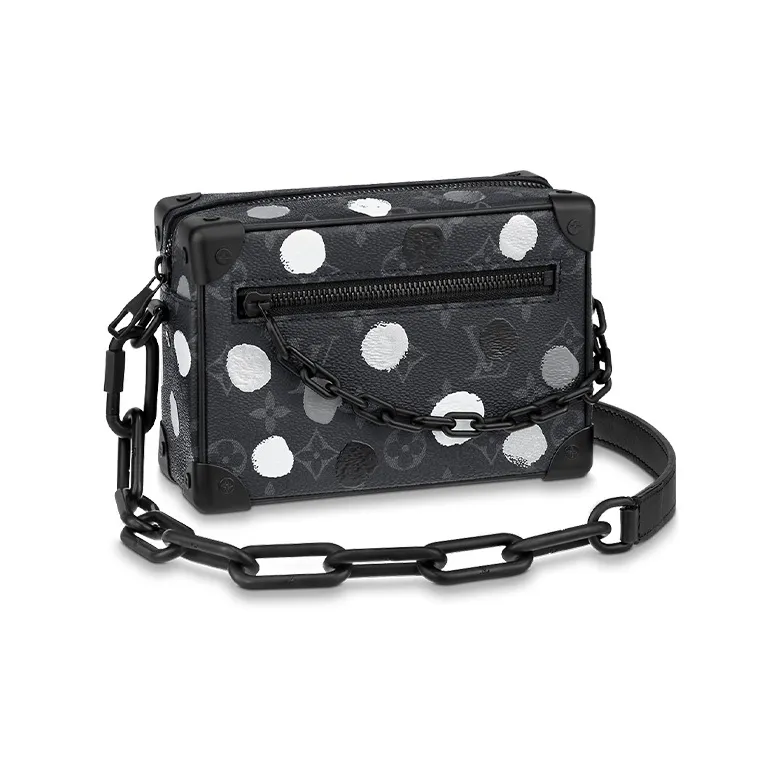 LOUIS VUITTON X Yayoi Kusama Mini Soft Trunk Monogram Eclipse Black/Silver-2