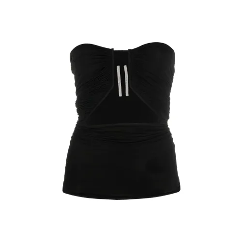 RICK OWENS Strapless Tops Women's Black