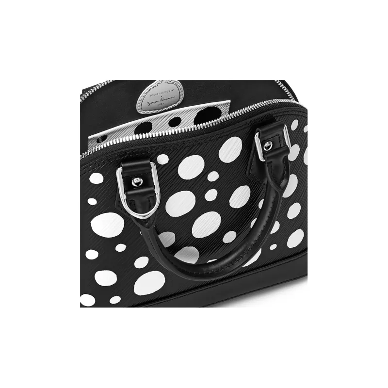LOUIS VUITTON X Yayoi Kusama Alma Bb Black/White-4
