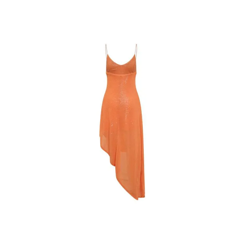 Rotate Sleeveless Dresses Women's Orange-1