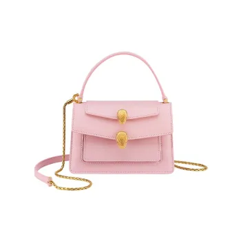 BVLGARI Alexander Wang Collaboration Calfskin Handbag Fanny Pack Small Size Women's Pink