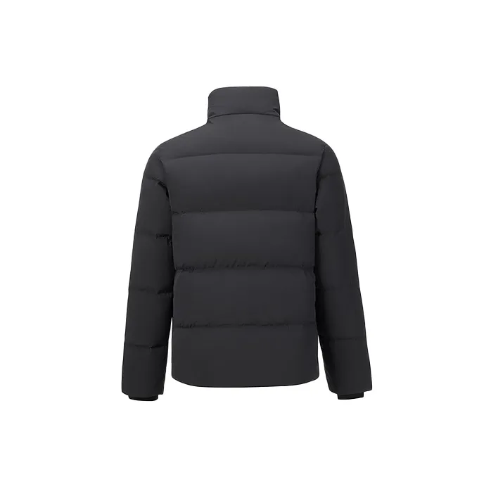 Reebok Solid Color Stand Collar Fitted Thickened Down Jacket Unisex-1