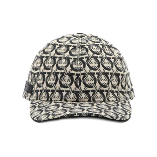 Ferragamo Interlocking Gancini Print Baseball Cap