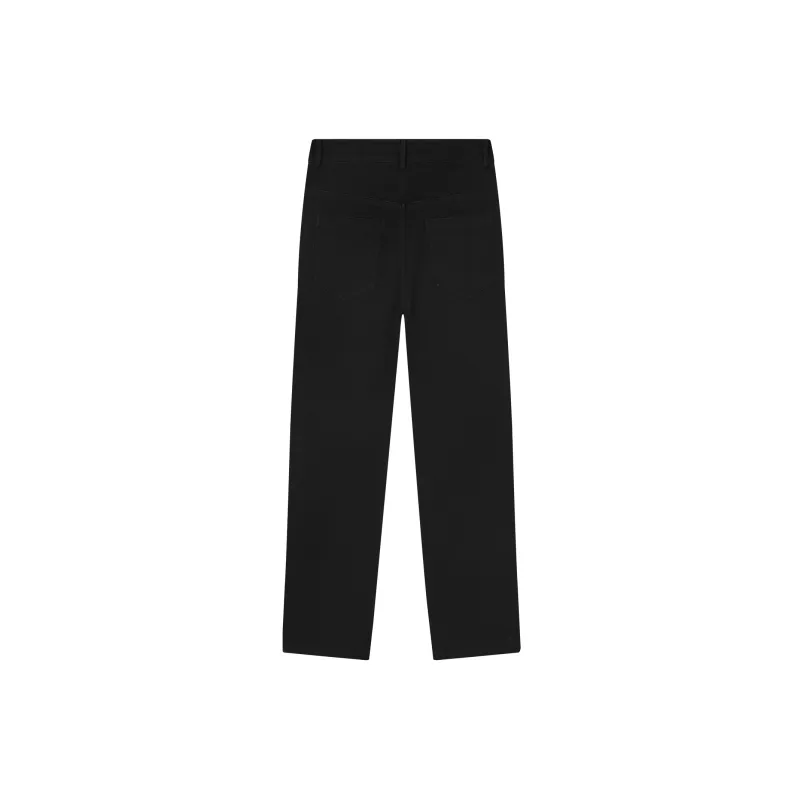 PASET Straight Jeans Unisex Black-1