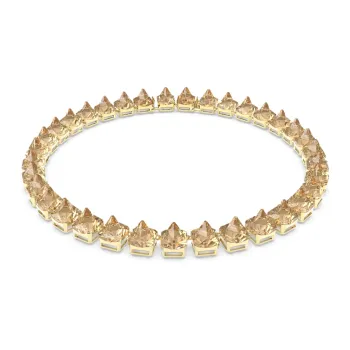 Swarovski Matri Artificial Crystal Necklaces Women's Yellow
