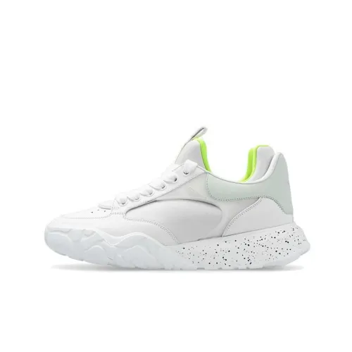 Alexander McQueen Court Casual Shoes Men Low-Top White/Green