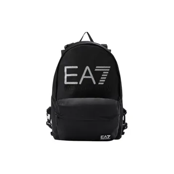 EMPORIO ARMANI Fabric Backpack Tubas Men's Black