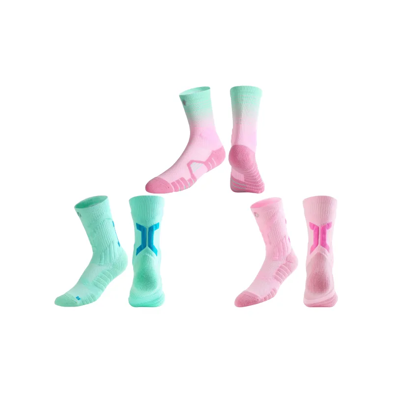 VEIDOORN Basketball Socks Unisex Gift Box Set Pink Blue-2