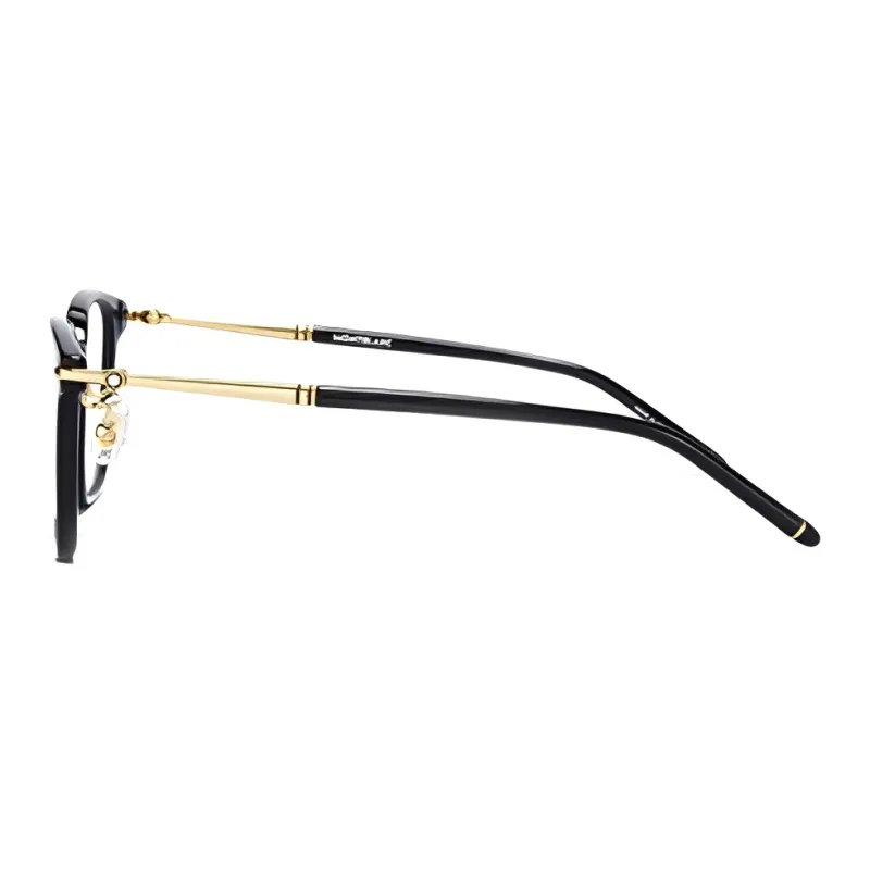 MONTBLANC Plate Frame Square Eyeglass Frames Men's-2