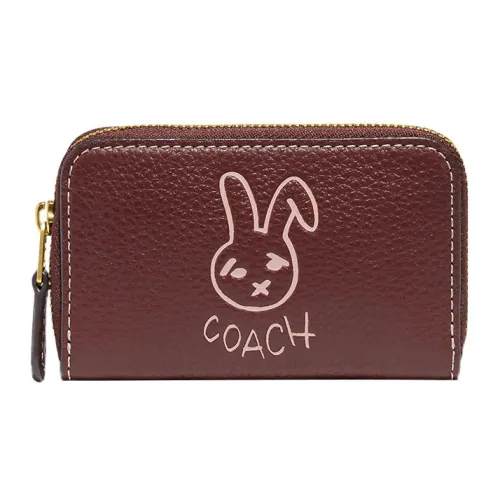 COACH Zip Around Card Holders