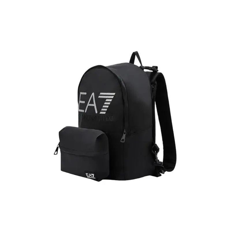 EMPORIO ARMANI Fabric Backpack Tubas Men's Black-1
