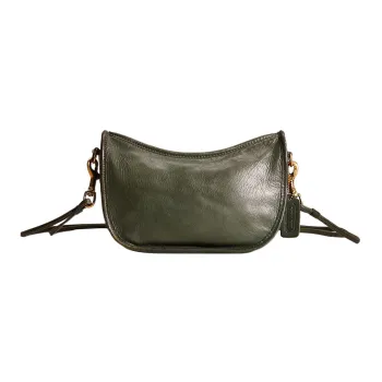 COACH Swinger Glove Tanning Shoulder Bag, Crossbody Bag Medium Size Women's Green