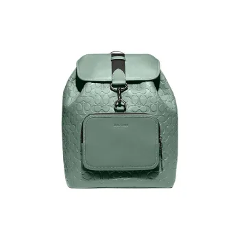 COACH Sullivan Calfskin Backpack Large Size Women's Sage Green