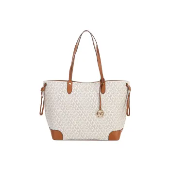 MICHAEL KORS Edith Tote Bag Shopping Bag Shoulder Bag Handbag Large Size Women's Vanilla White