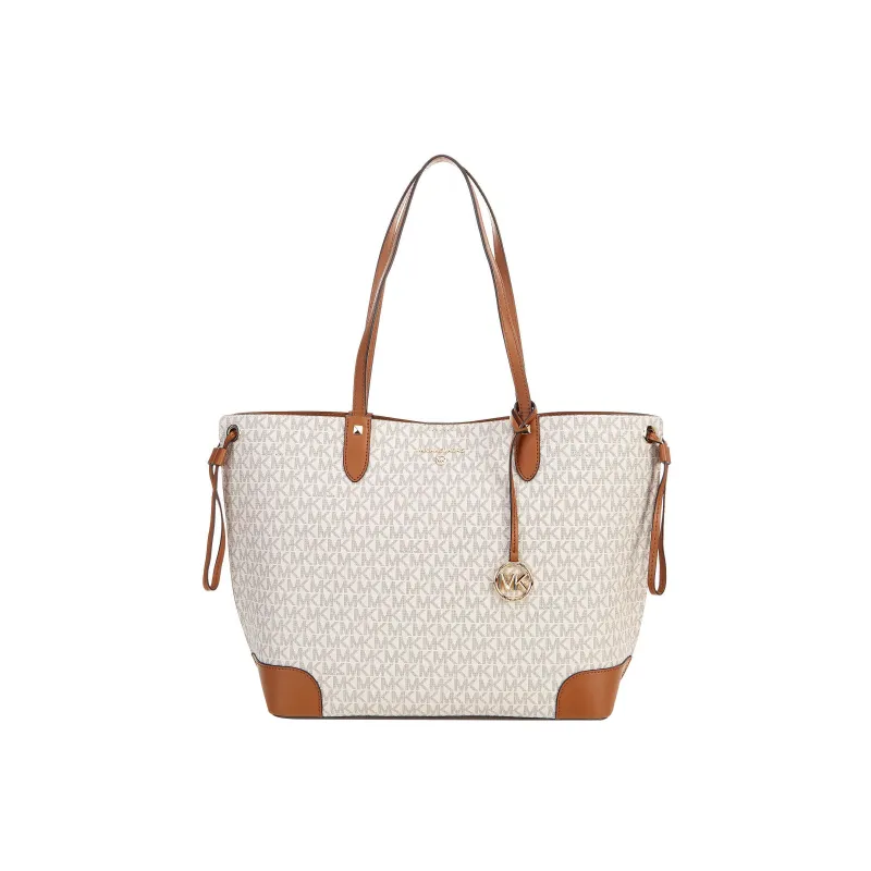 MICHAEL KORS Edith Tote Bag Shopping Bag Shoulder Bag Handbag Large Size Women's Vanilla White-0