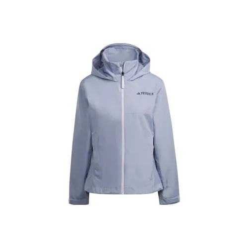 Adidas ULT Windbreaker Jackets Women's Silver Gray Violet