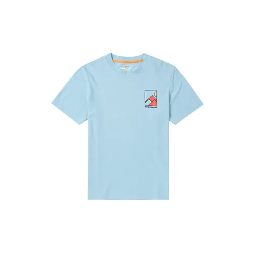 Timberland T-Shirts Men Light Blue