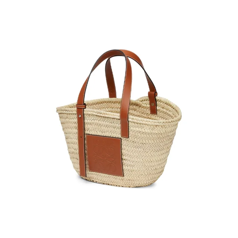 LOEWE Logo Patch Basket Bag-2
