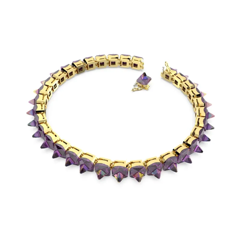 Swarovski Ortyx Necklaces Women's Purple-1
