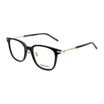 MONTBLANC Plate Frame Square Eyeglass Frames Men's