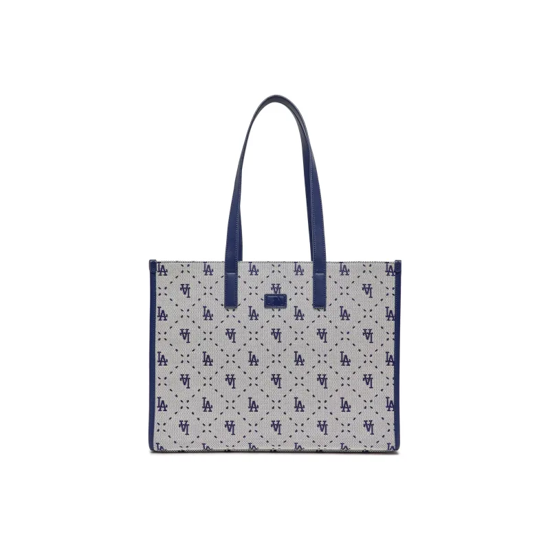 MLB Los Angeles Dodgers SS23 Polyester Tote Bag, Shopping Bag, Handbag, Shoulder Bag Tubas Women's Blue-3