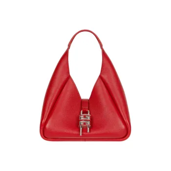 GIVENCHY G-Hobo Cow Leather Handbag Mini Women's Red