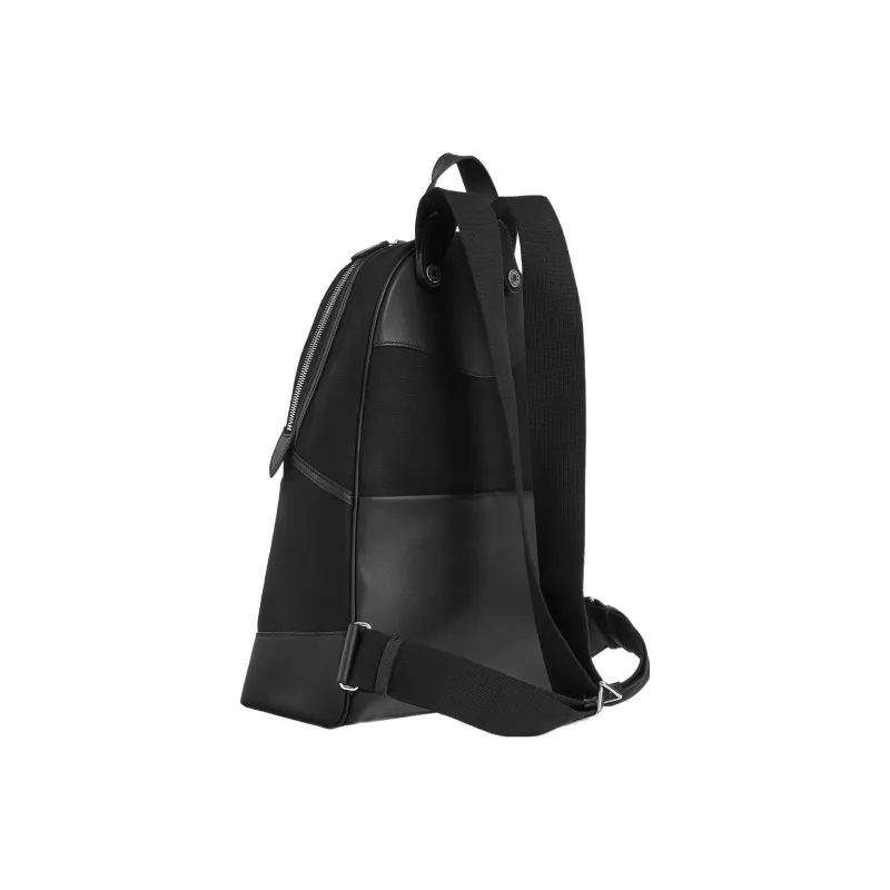 HERMES Allback Business Casual Canvas With Swift Leather Backpack Regular Men's Black-2
