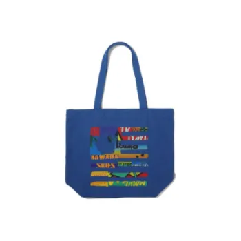 Carhartt WIP Canvas Tote Bag Shopping Bag Canvas Bag Handbag Shoulder Bag Regular Unisex Blue