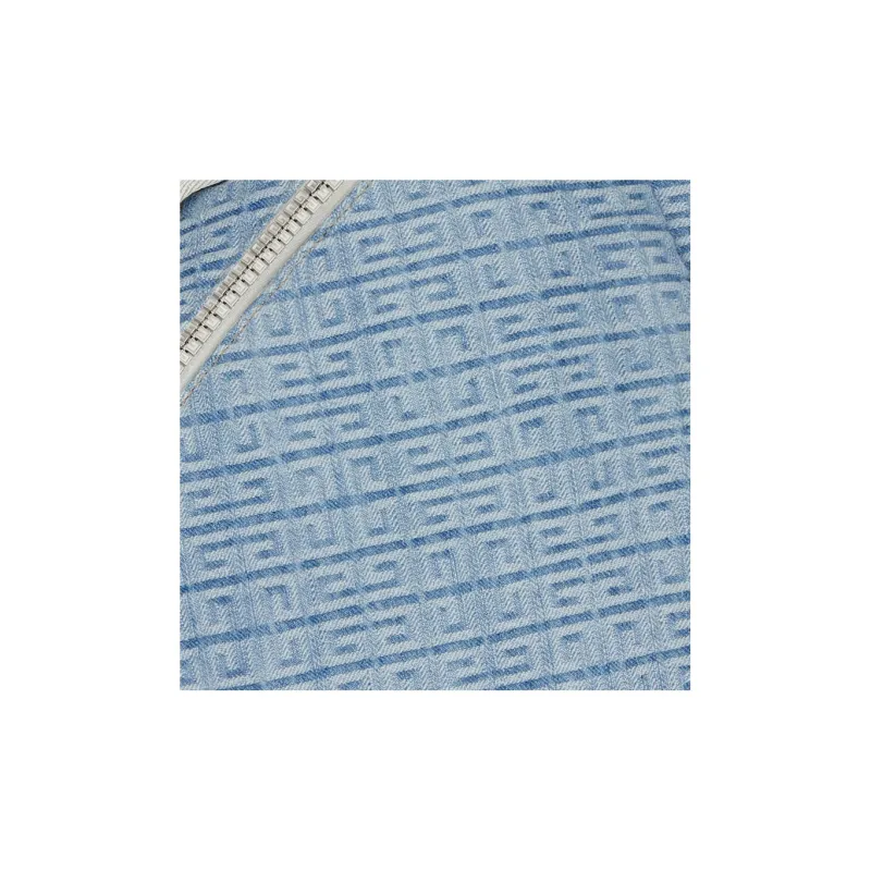GIVENCHY G-Zip Denim Triangle Bag Sling Bag Medium Size Men's Blue-4
