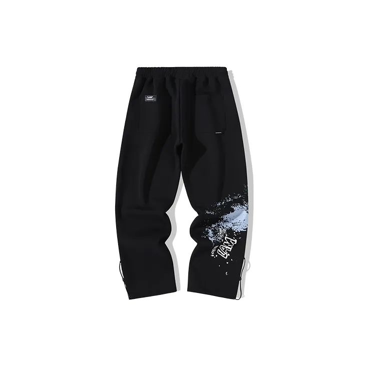LAMLICKA Casual Pants Unisex Black-1