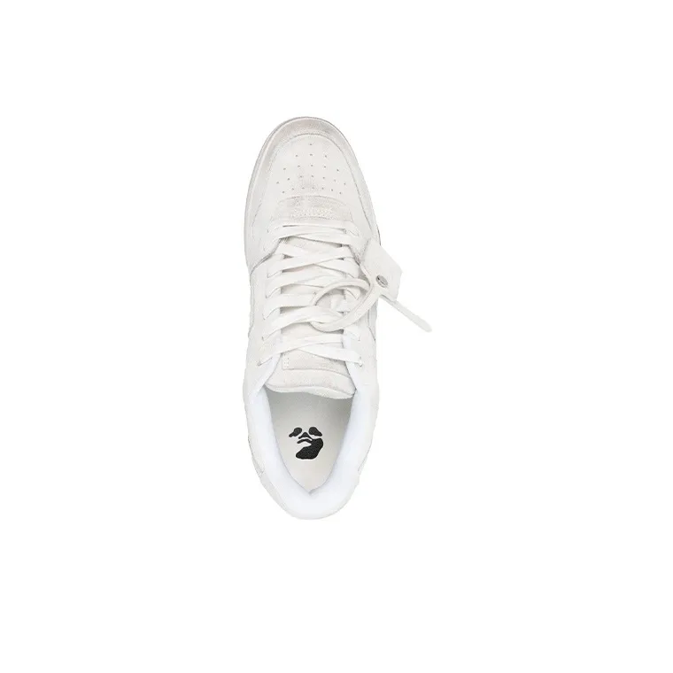 OFF WHITE Out Of Office 'OOO' Low Tops Vanilla White Suede-2