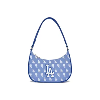 MLB Polyester Shoulder Bag Hobo Bag Dumpling Bag Handbag Shoulder Bag Women's Blue