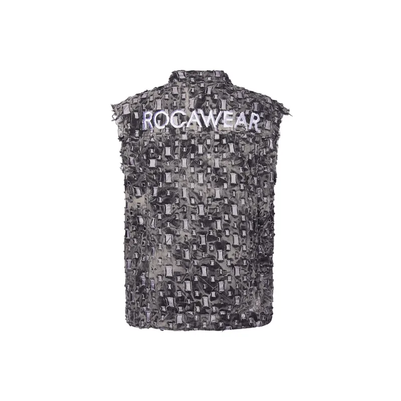 ROCAWEAR Vests Unisex Coffee Gray-1