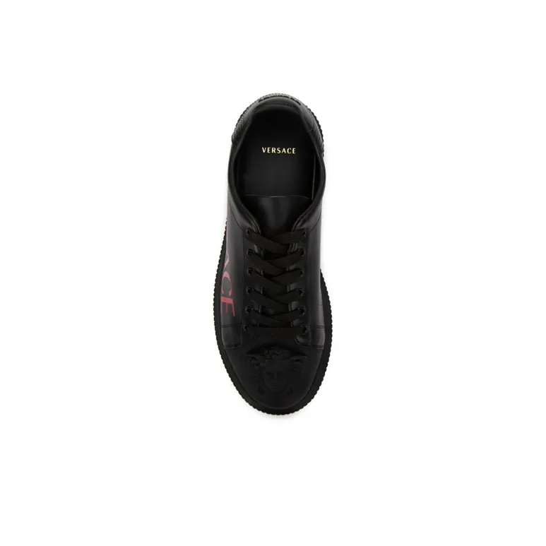 VERSACE Medusa Low 'Logo Print - Black'-4