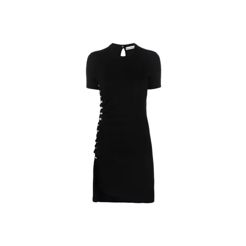 Paco Rabanne Short-Sleeved Dresses Women's Black