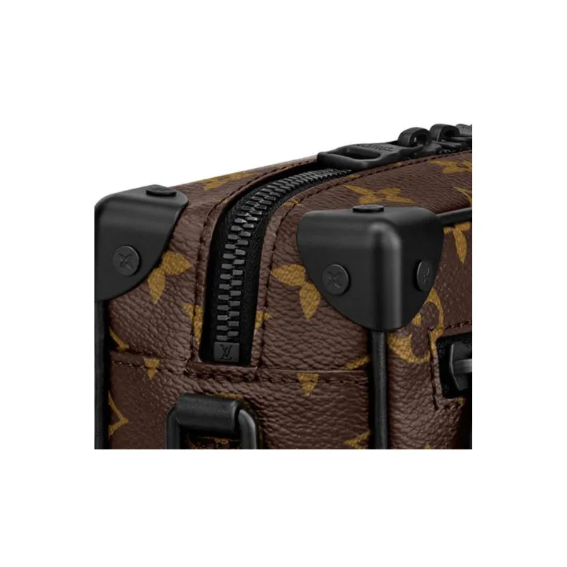 LOUIS VUITTON Mini Soft Trunk Monogram Brown/Orange-4