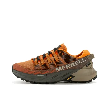 MERRELL Agility Peak 4 Slip Resistant Waterproof And Breathable Low Top Running Shoes Men's Orange