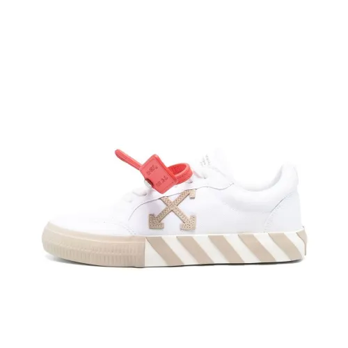 OFF WHITE Vulc Low White Beige Orange Women's