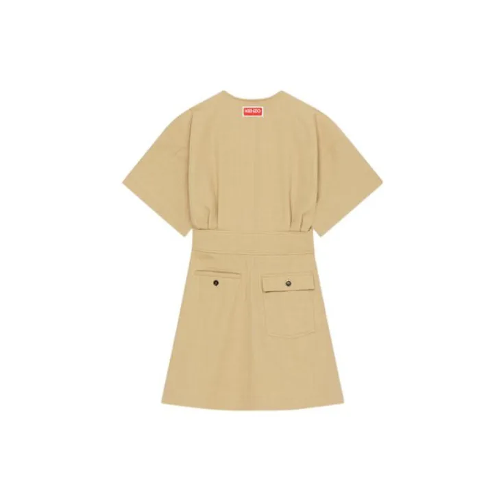 KENZO V neck Minidress-1