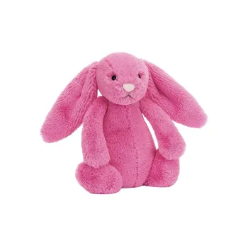 JELLYCAT Bashful Hot Pink Bunny Stuffed Animal