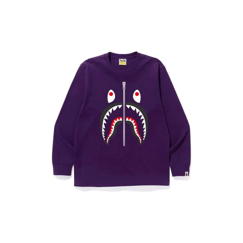A BATHING APE Shark L/S Tee SS23-2