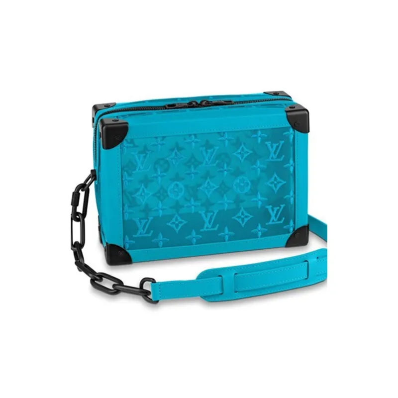 LOUIS VUITTON Soft Trunk Monogram Mesh Turquoise-3