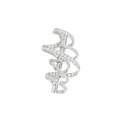 Torsade De Chaumet Brooches Unisex Silver