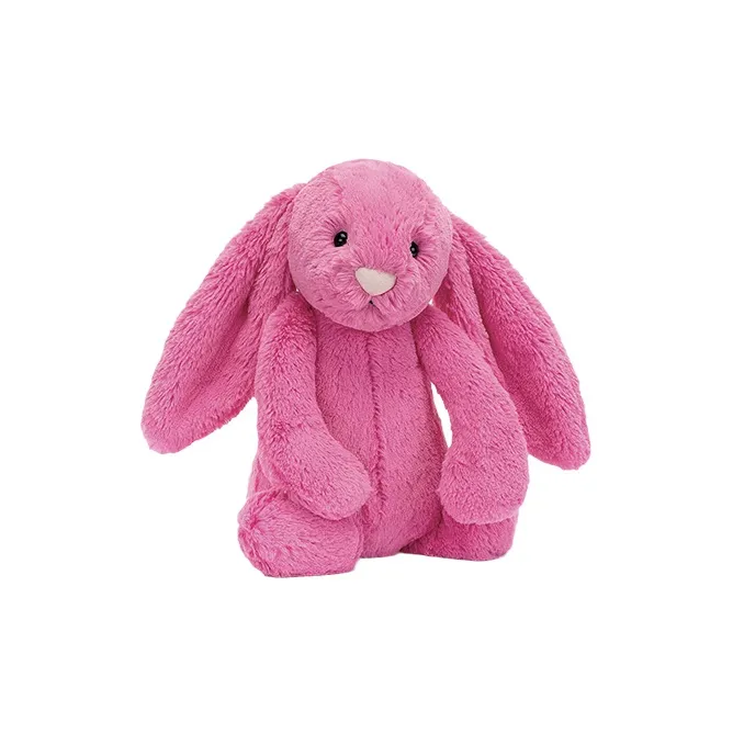 JELLYCAT Bashful Hot Pink Bunny Plush Toy-0