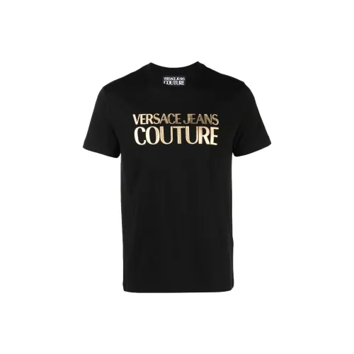 VERSACE JEANS COUTURE SS23 T-Shirts Men Black