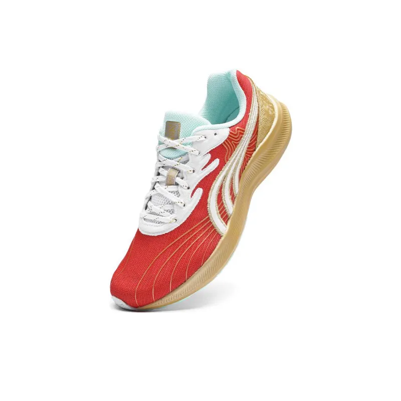 DO WIN Journey To The Second Generation Cushioned Slip Resistant Breathable Support Running Shoes Unisex Red-1