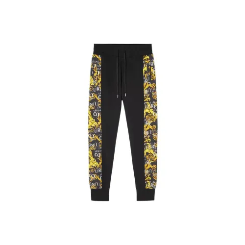 VERSACE JEANS COUTURE Knitted Sweatpants Men Black