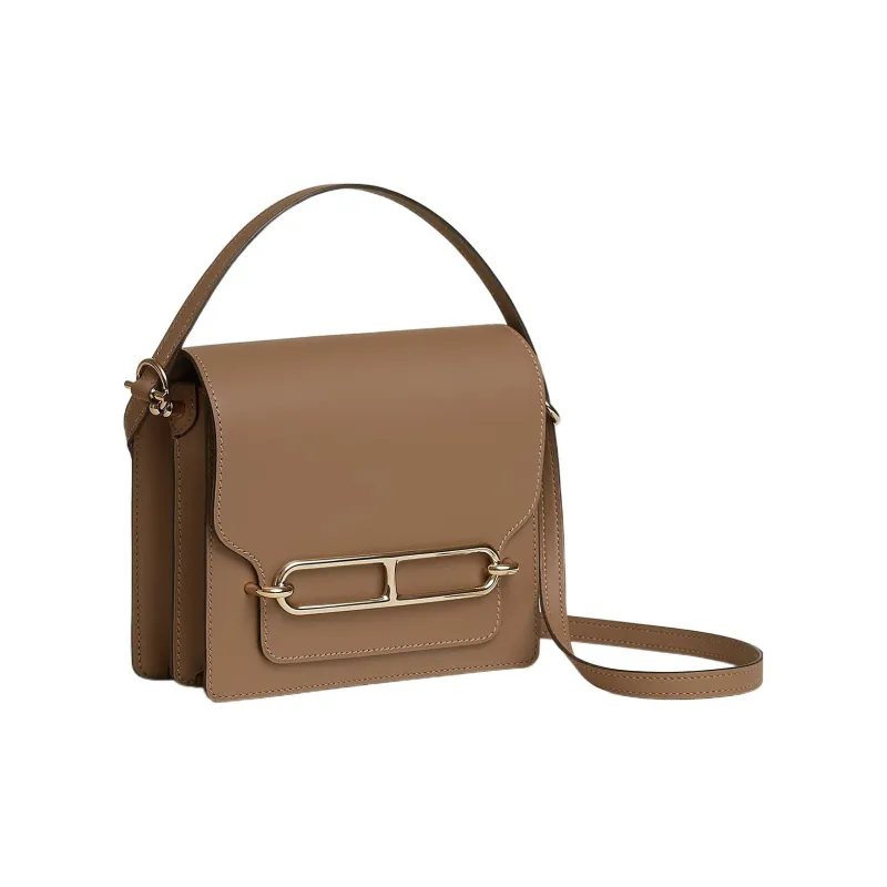 HERMES Roulis Swift Calfskin Pig Nose Bag Crossbody Bag Regular Women's D0 Beige Weimar Dog Beige-1